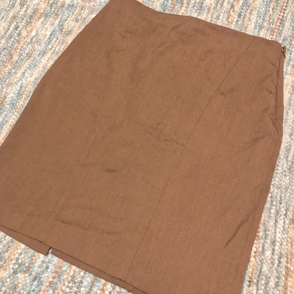THE LIMITED Size 2 Brown Pencil Skirt